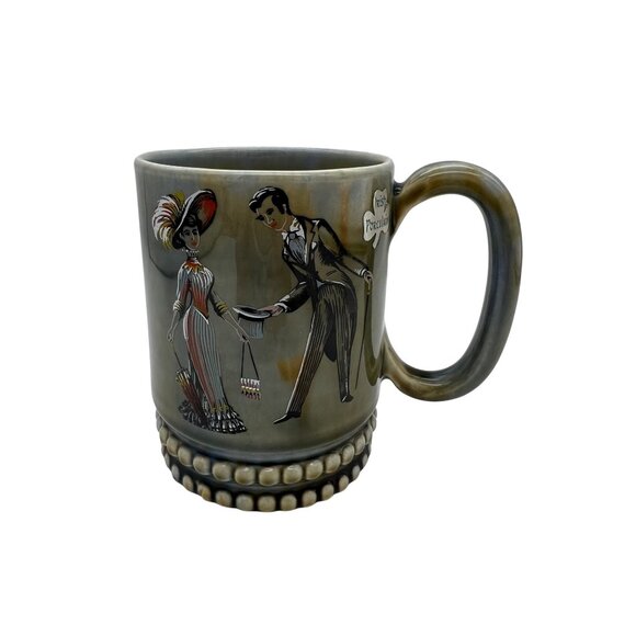 Wade Irish Porcelain Hand-Painted Ceramic Mug Vintage Character Scenes Vintage - Picture 1 of 7